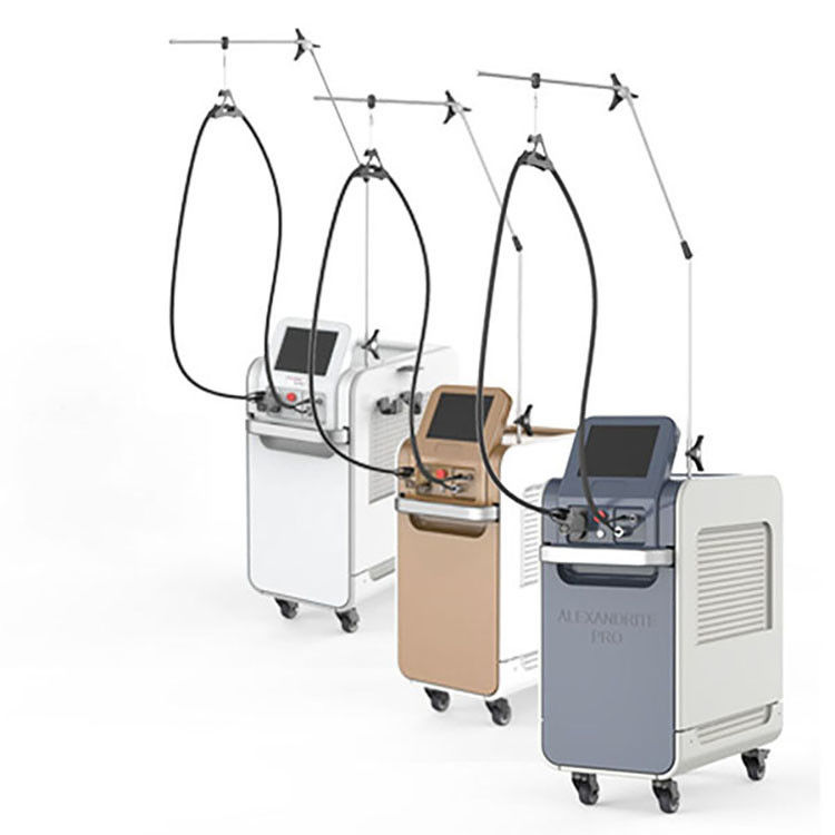 Depilacja pionowa delikatna Max Pro Laser 1064 755nm długość fali