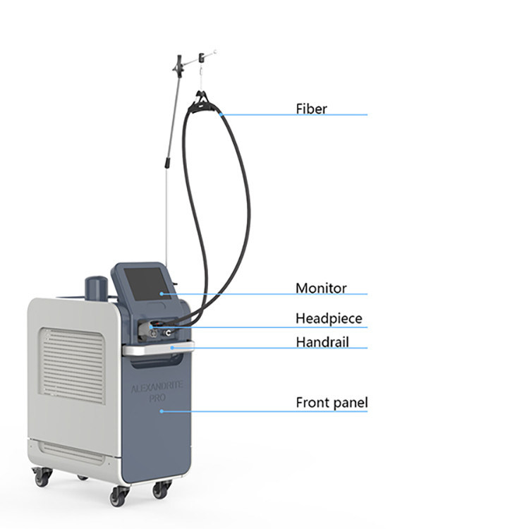 Leczenie likwidacji włosów delikatne Max Pro Laser DCD Długość pulsu 10-60 ms