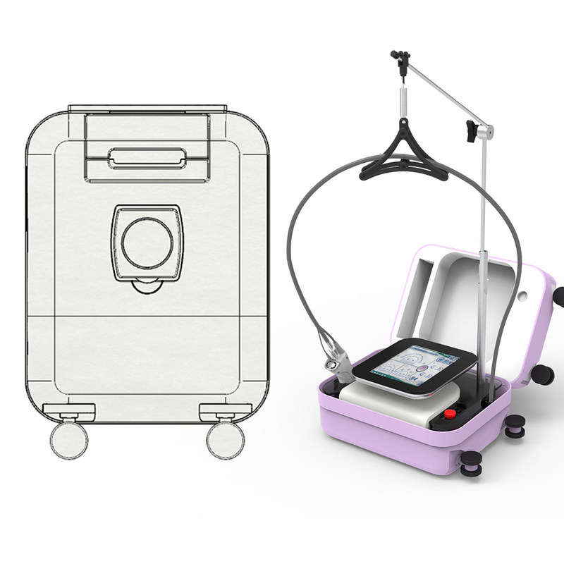755nm Alexandrite Mini Diode Laser z Smart Touch Screen dla łatwej obsługi w branży kosmetycznej